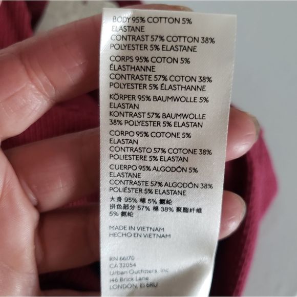 NEW Free People JoJo Long Sleeve Ribbed Thermal Snap Cuff Top in Hot Pink - Picture 10 of 11